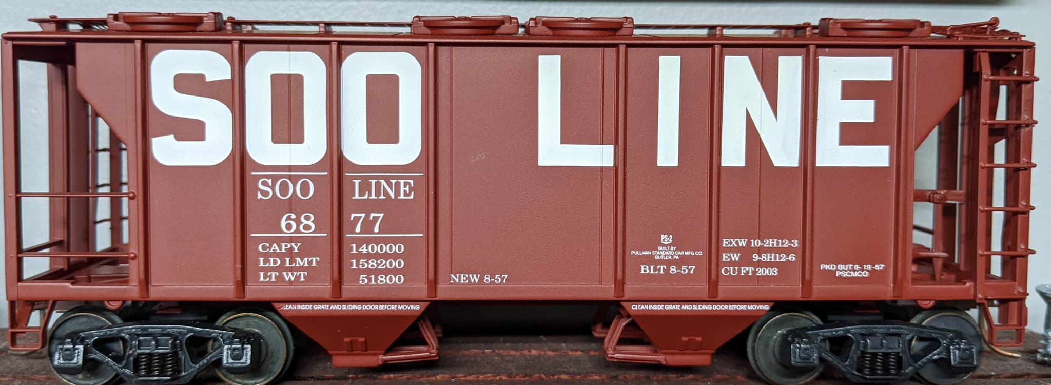 M&StL 2 Bay Covered Hopper
